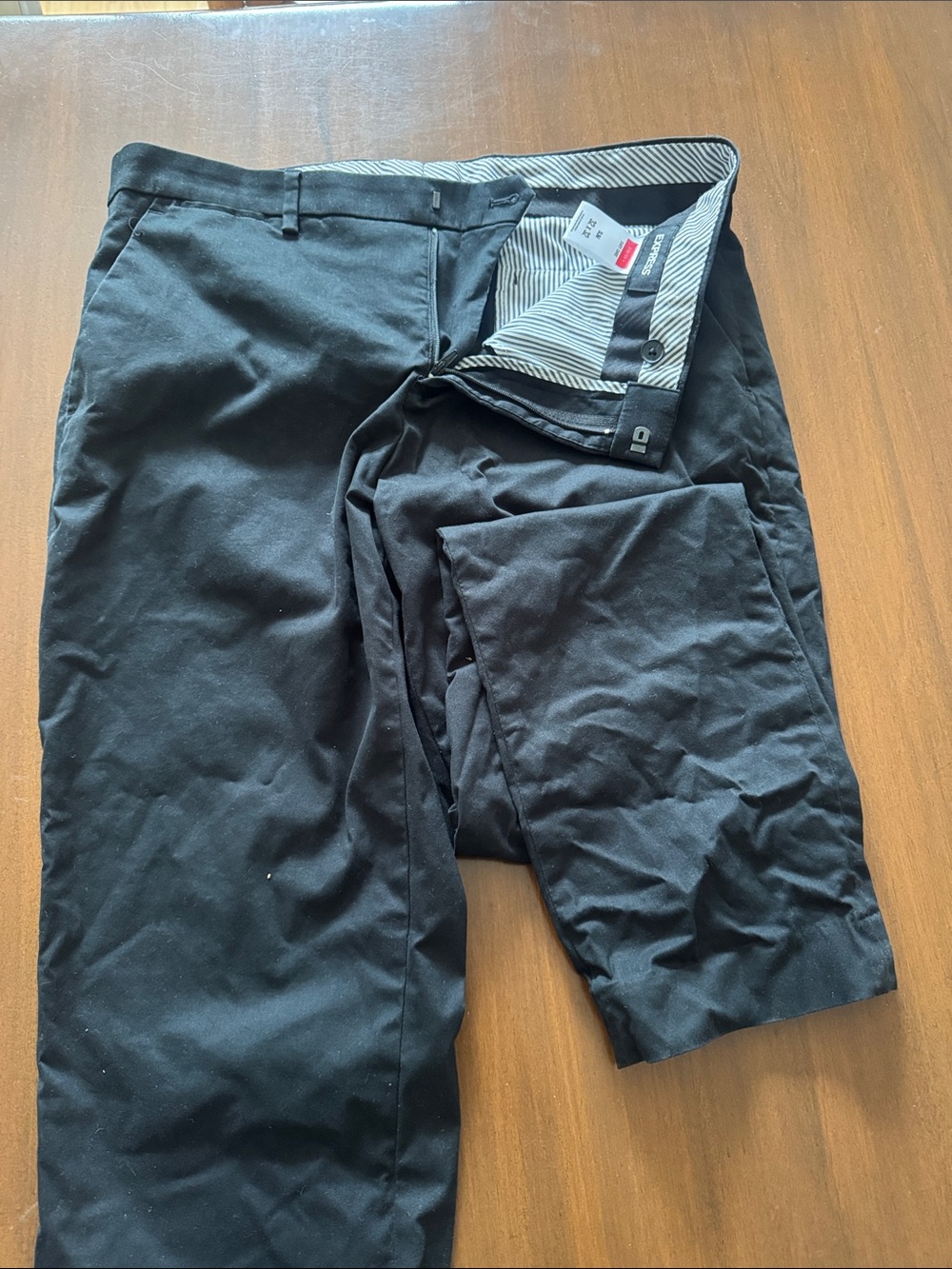 Express Men's Black Chino Pants
